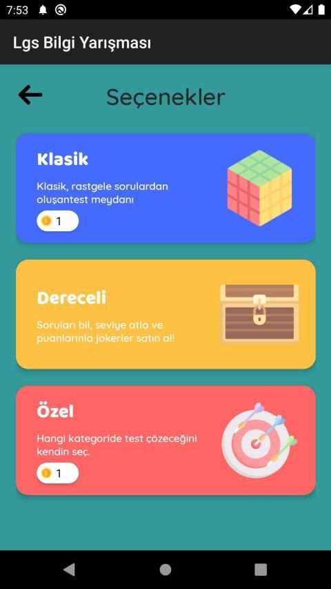 Lgs Tüm Dersler Bilgi Yarışması 8. Sınıf testleri screenshot 18
