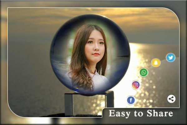 Crystal Ball photo frames स्क्रीनशॉट 1