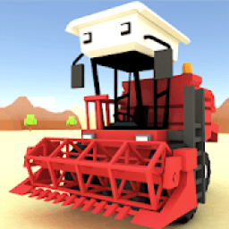 Blocky Farm Racing &amp; Simulator - free driving game icon