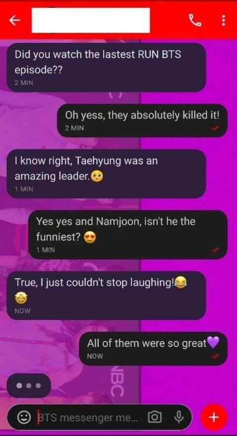 BTS messenger screenshot 4
