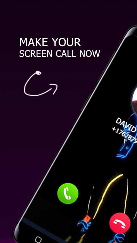 Light Color Call Screen Theme - caller screen screenshot 6
