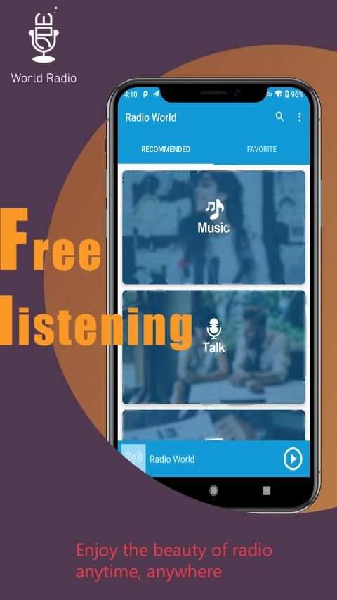 World Radio - Global News Broadcast, FM स्क्रीनशॉट 5