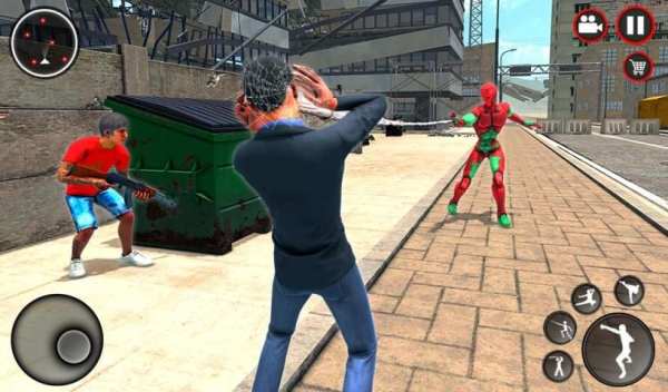 Mutant Spider Rope Hero : Flying Robot Hro Game स्क्रीनशॉट 3