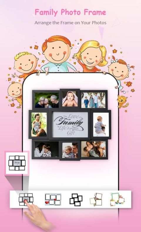 Family Photo Frame : Photo Collage स्क्रीनशॉट 1
