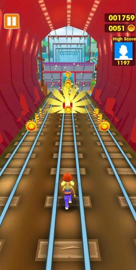 Subway 3D : Surf Run स्क्रीनशॉट 2