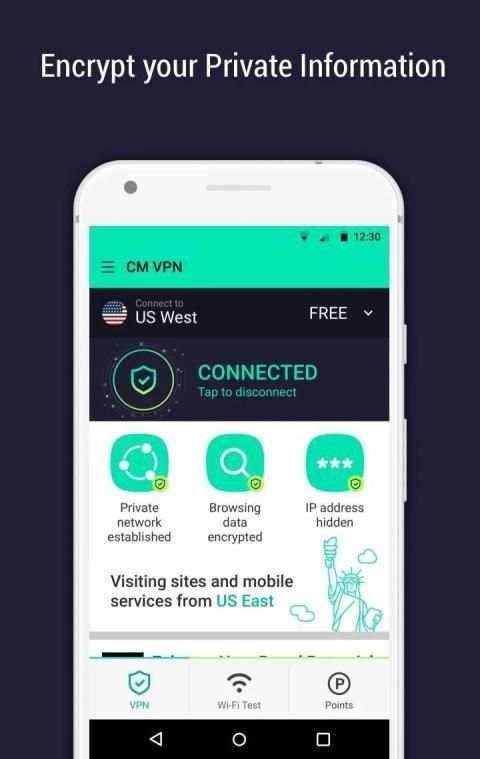 CM VPN Master - Free VPN Proxy Server, Hotspot VPN screenshot 2