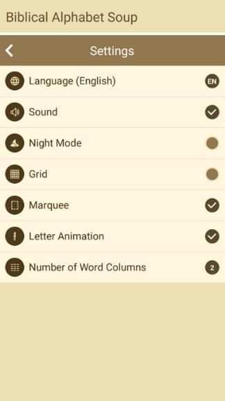 Biblical word search स्क्रीनशॉट 1