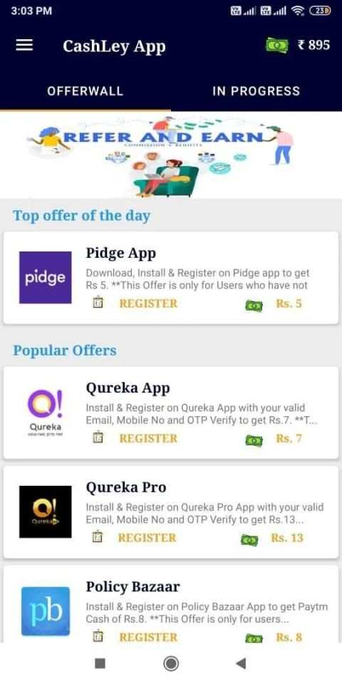 CashLey - Amazing Offers And Free Paytm Cash screenshot 4