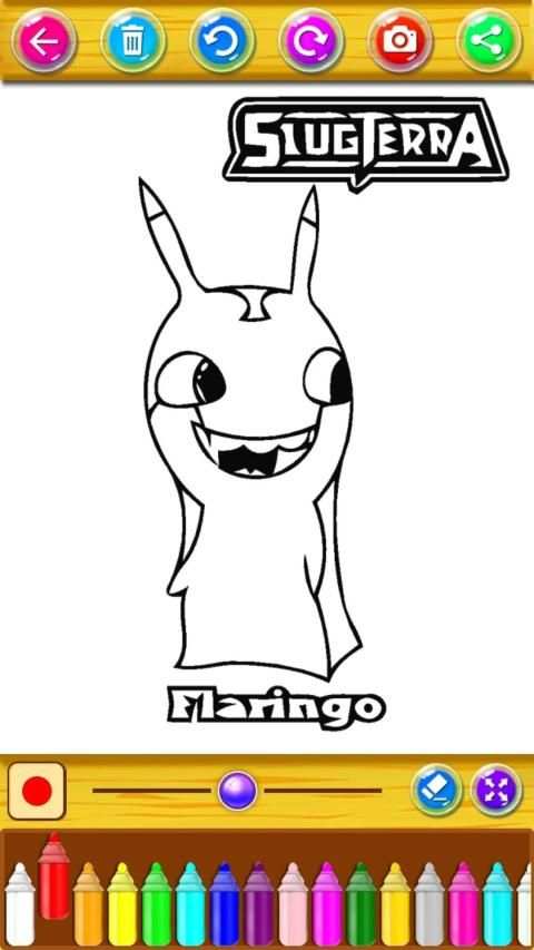 Slug Games Coloring Book for Slugterra Slug it out screenshot 3