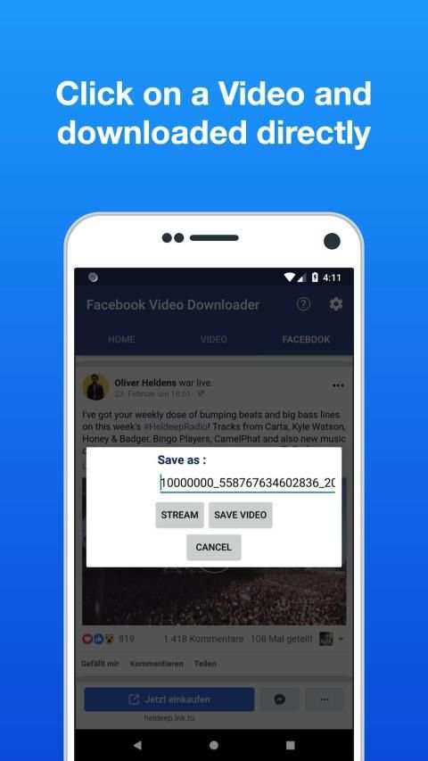 Video Downloader for Facebook screenshot 4