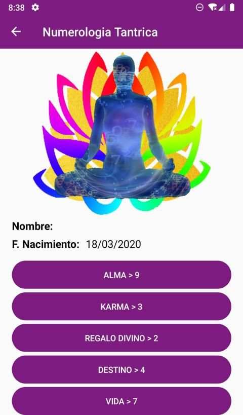 Numerología y ColorTest Free screenshot 2