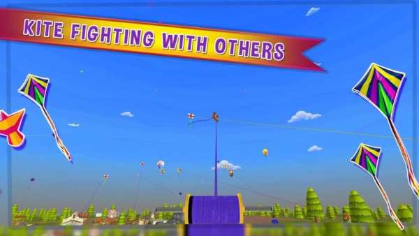 Basant Kite Fly Festival: Kite Game 3D स्क्रीनशॉट 3