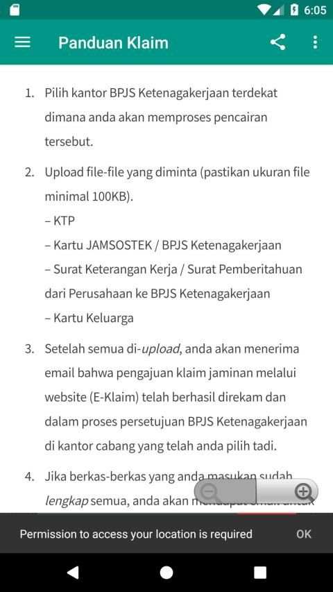 e-Klaim BPJS Ketenagakerjaan स्क्रीनशॉट 3