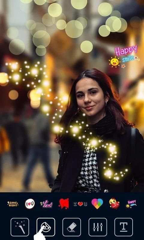 Photo glitter light effects: Glitter photo editor screenshot 6