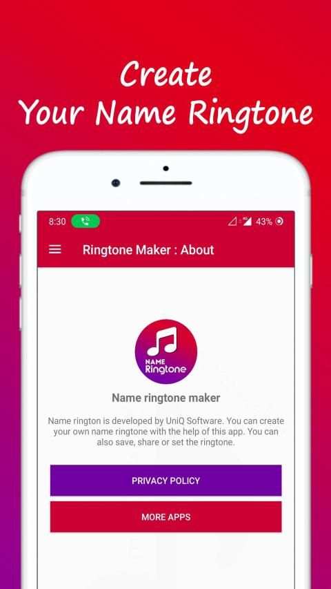 My name ringtone maker : Apne naam ki ringtone स्क्रीनशॉट 1