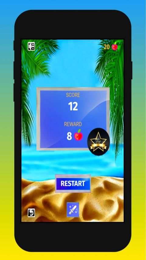 Fruity hit - Throw Knife game screenshot 1