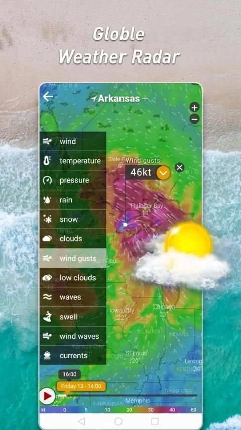 Weather Live：Weather Forecast & Radar & Widget स्क्रीनशॉट 5
