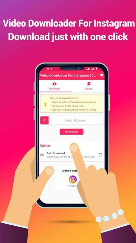 Downloader - Free Video Downloader for insta & fb स्क्रीनशॉट 1