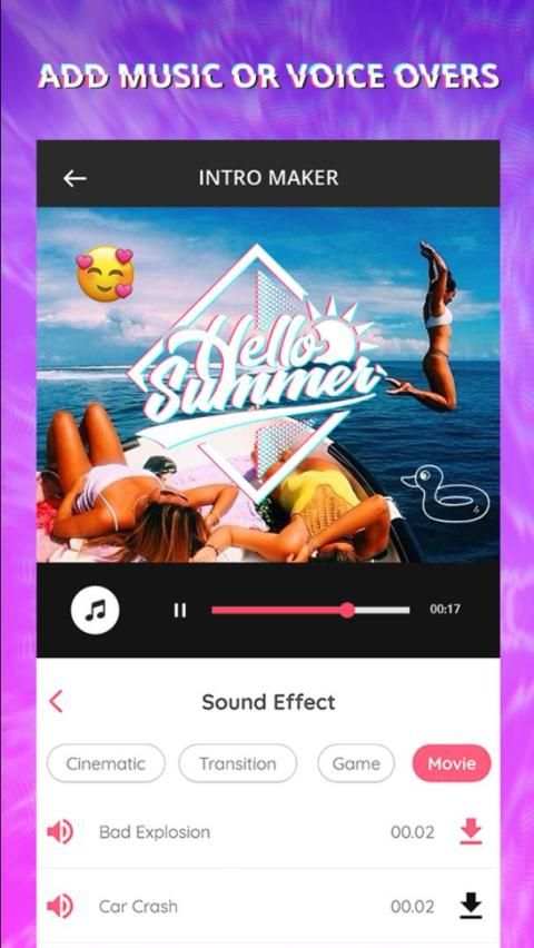 Intro Maker With Music, Video Editor & Video Maker screenshot 3
