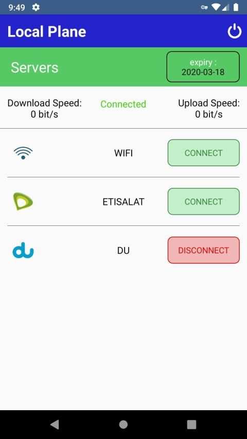 Local Plane VPN screenshot 2