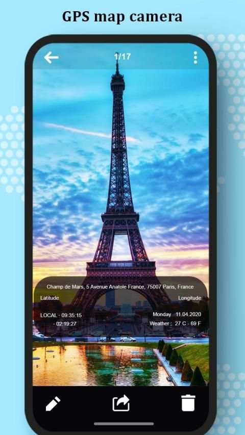 GPS Map Camera स्क्रीनशॉट 1