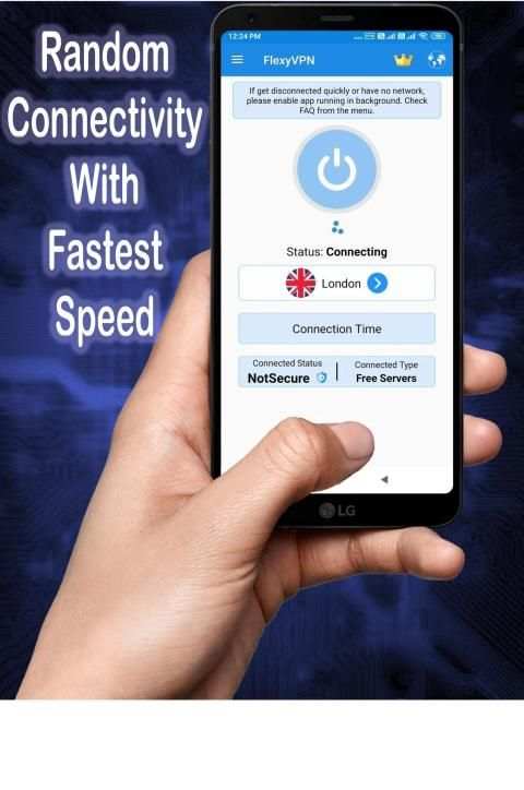 Flexy VPN : Free Unlimited VPN Proxy App screenshot 1