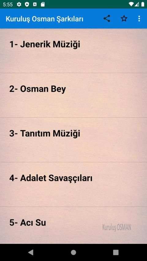 Kuruluş OSMAN 2020 Şarkıları(internetsiz) screenshot 3