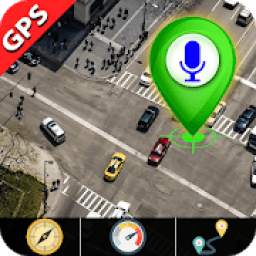 GPS Satellite View Live Earth Map Voice Navigation