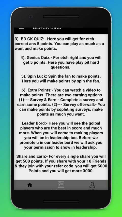 BLACK BIRD QUIZ AND ARTICIAL screenshot 21