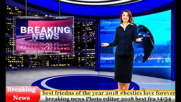 Breaking News Photo Editor - Video Status Maker screenshot 1