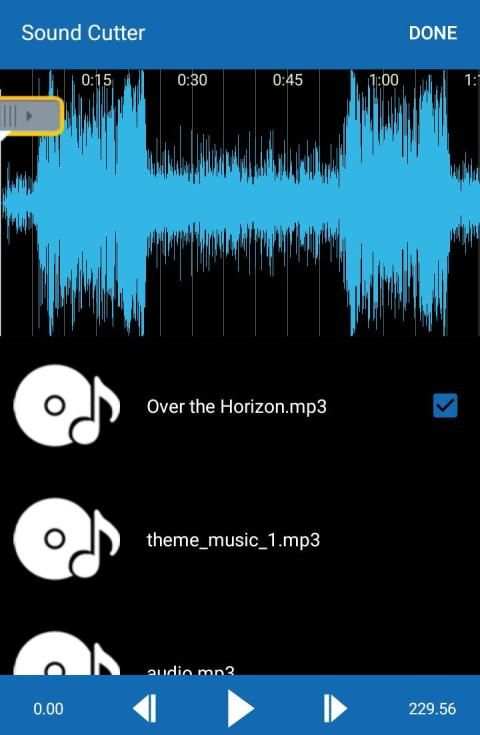 MP3 Cutter and Audio Cutter screenshot 3