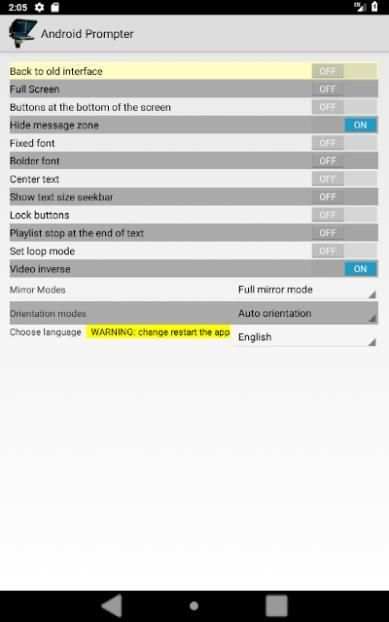 A Prompter for Android screenshot 1