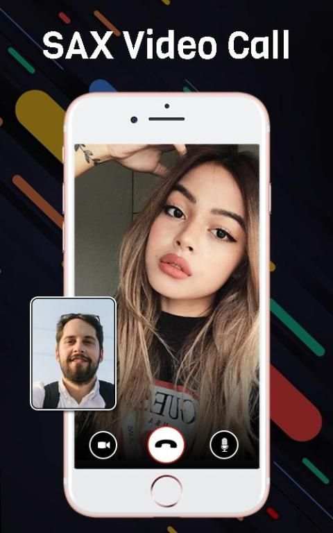 Sax Video Call: Random Girl Video स्क्रीनशॉट 2