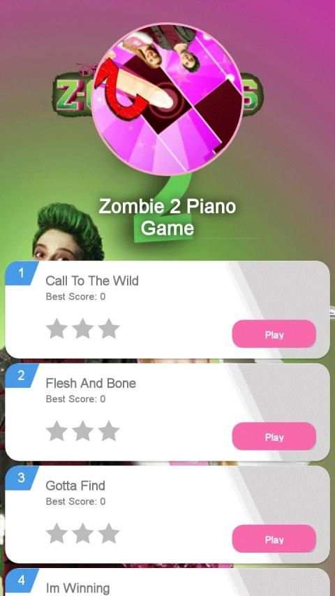OST.Zombies 2 Piano Tiles स्क्रीनशॉट 2