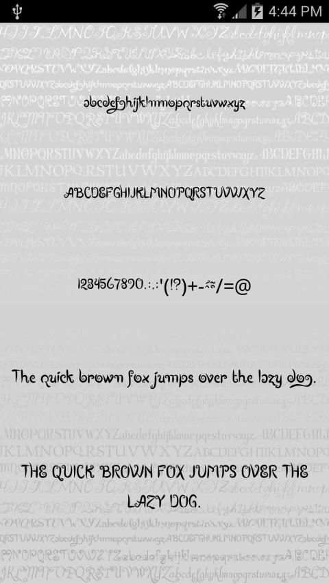 Cute Fonts for FlipFont® Free screenshot 5