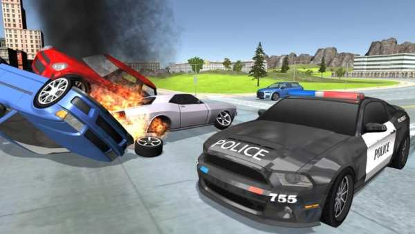 Police Car Simulator - Cop Chase स्क्रीनशॉट 7
