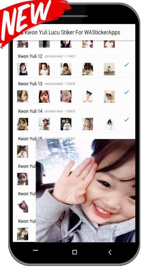 Wa Kwon Yuli Lucu Stiker For WAStickerApps screenshot 6