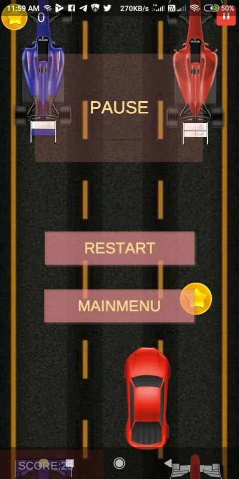 Racing Car : Action Racing Game स्क्रीनशॉट 2
