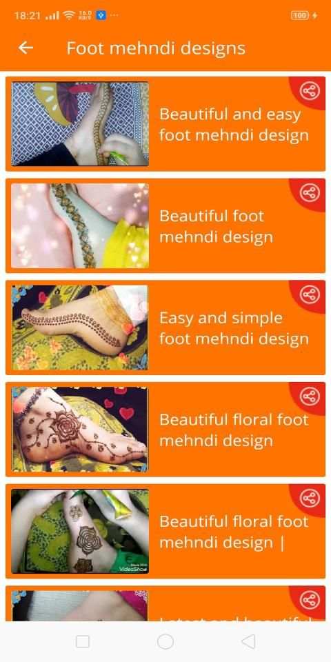 Mehndi Video Tutorial Free screenshot 2
