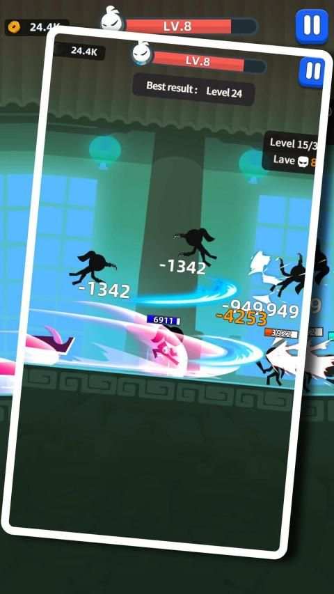 Stickman Kungfu Master स्क्रीनशॉट 1
