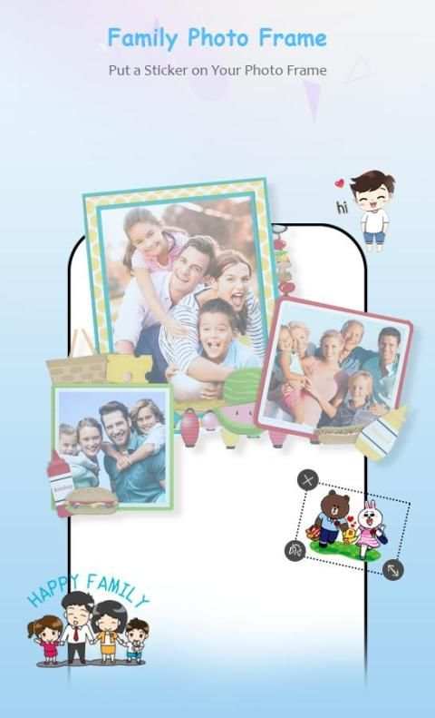Family Photo Frame : Photo Collage स्क्रीनशॉट 2