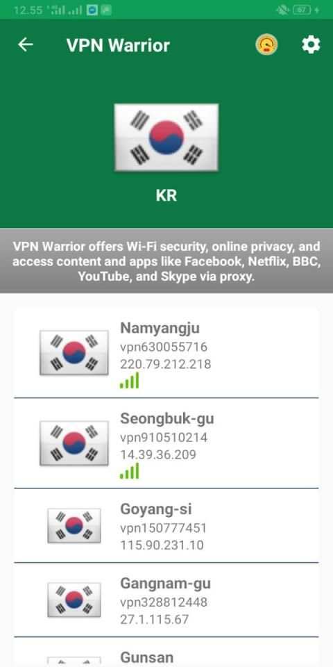 VPN Warrior Lite screenshot 4