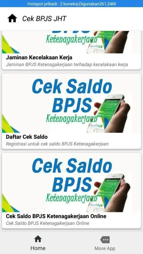 Cek BPJS Ketenagakerjaan Online - New 2020 screenshot 1