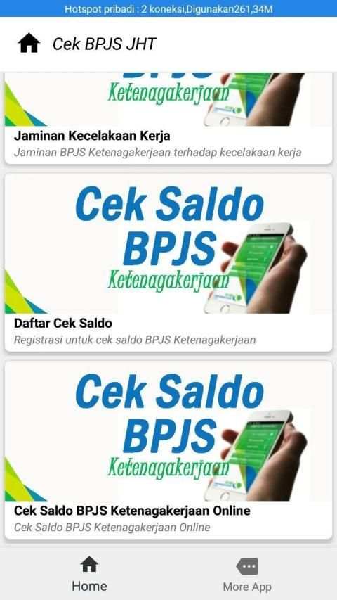 Cek BPJS Ketenagakerjaan Online - New 2020 screenshot 1