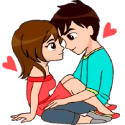 Love Story Stickers for WhatsApp - WAStickerApps आइकन