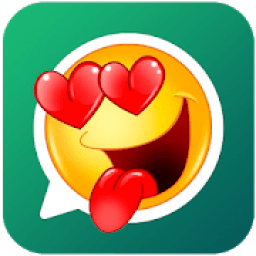 ikon Emoji &amp; Love Stickers GIF for Chatting