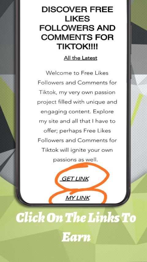 Free Fans Likes Comments Views etc For TIKTOK. स्क्रीनशॉट 1