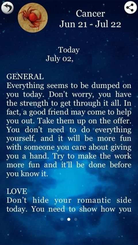 Daily Horoscope Ex screenshot 3
