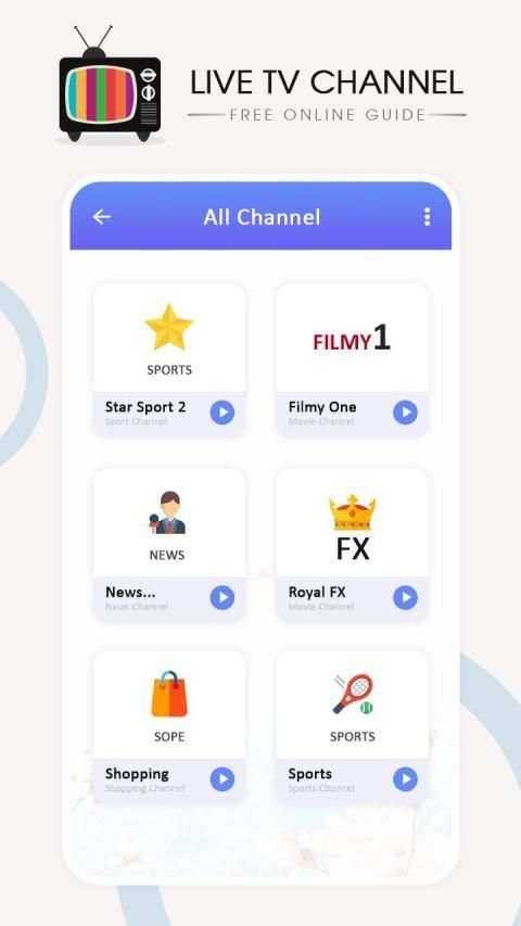 Live TV Channel Free - Live TV Show, Movie Guide screenshot 3