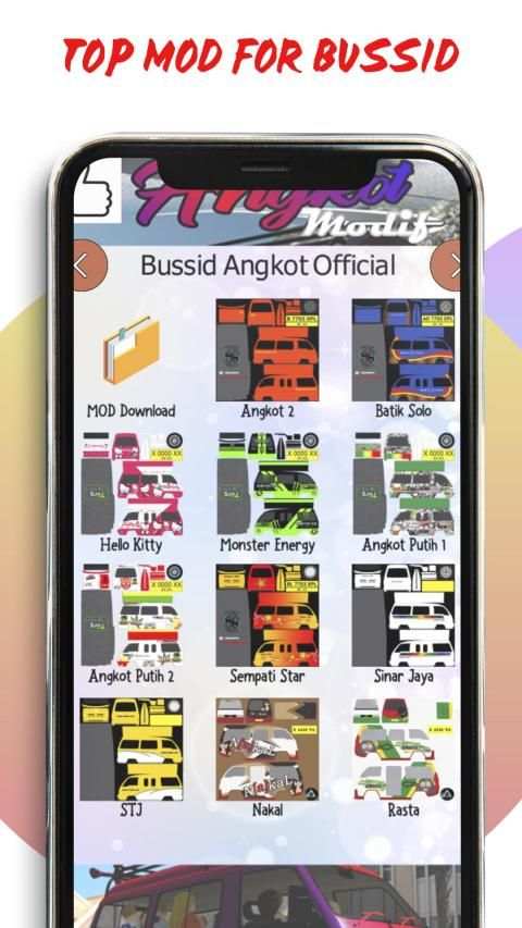 Mod Bussid Angkot Modif स्क्रीनशॉट 6